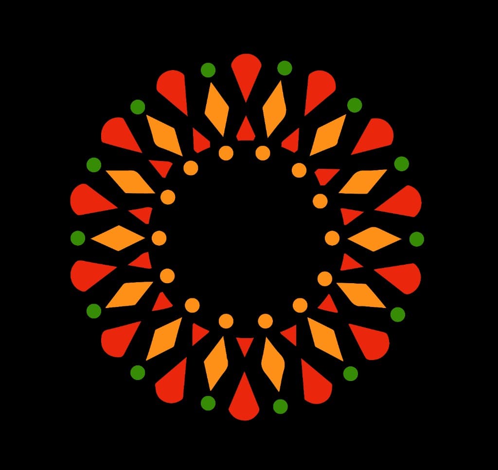 High fashion African models wearing avant-garde couture